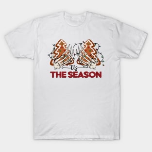 Tis the season christmas skeleton T-Shirt